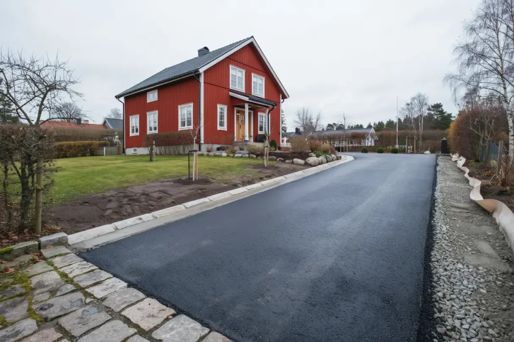 asfaltera uppfarten s v ljer du r tt underarbete bel ggning och avvattning f r l ng h llbarhet